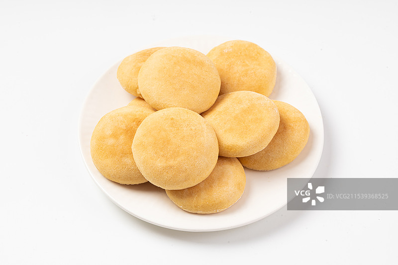 山药软雪饼白底图图片素材