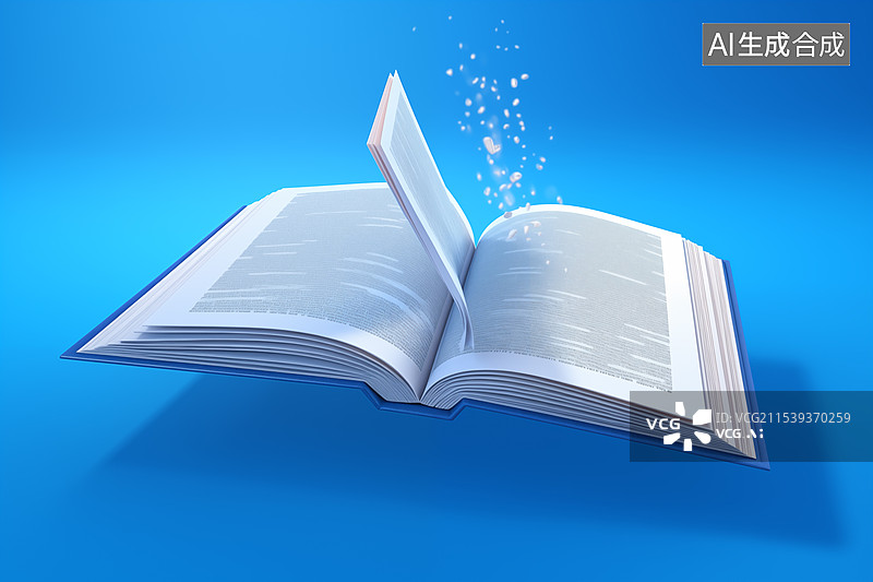 【AI数字艺术】书图片素材