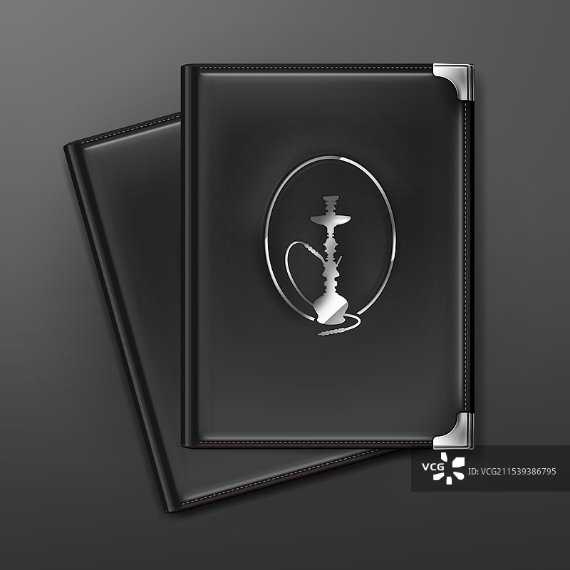 水烟菜单书籍图片素材