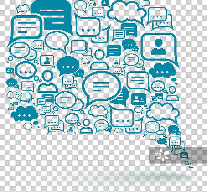 聊天沟通概念图片素材