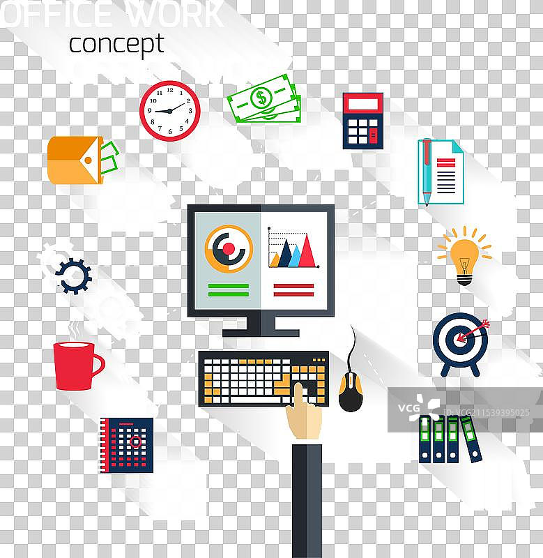 办公室工作概念图片素材