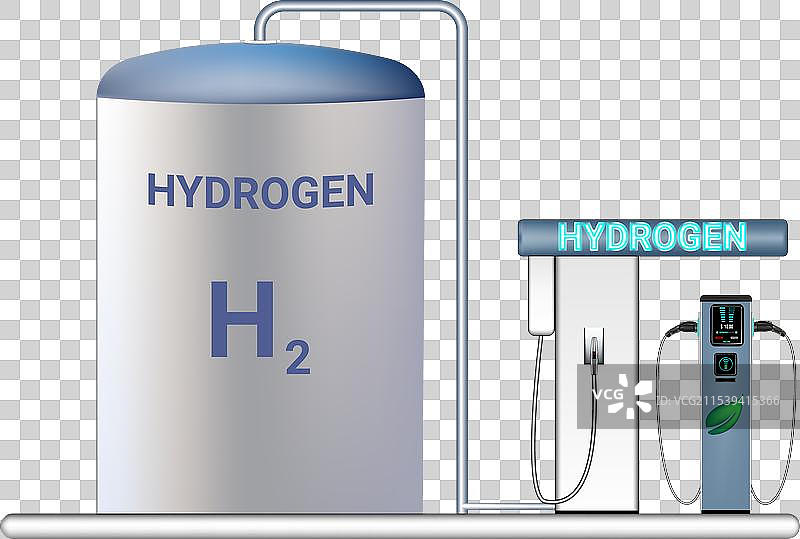 绿色能源混合动力汽车充电站图片素材
