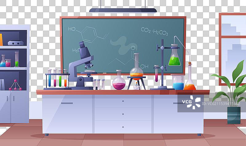 化学实验室房间图片素材
