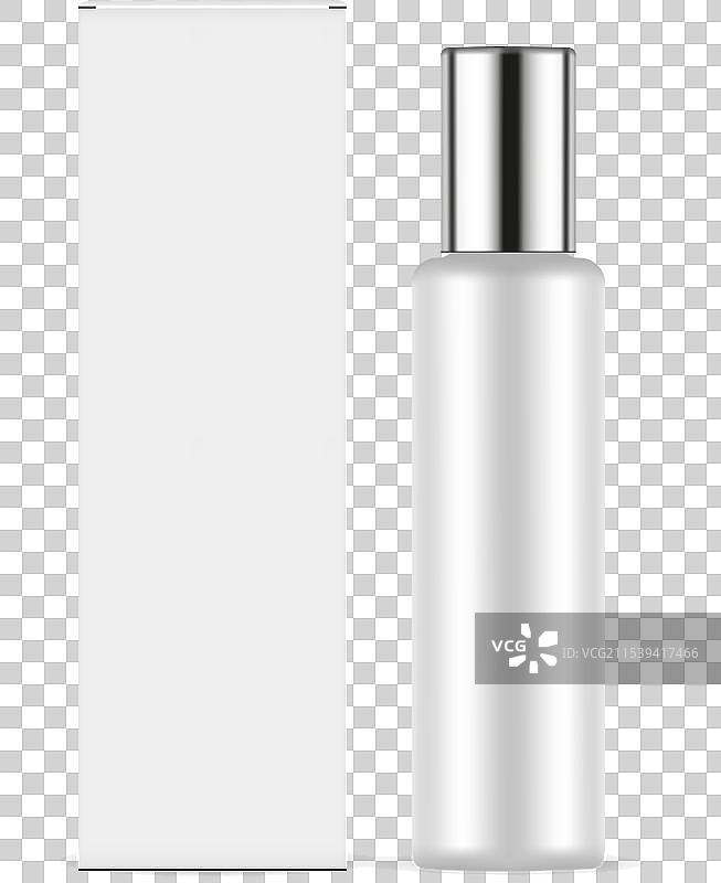 高个子化妆品瓶纸包装盒图片素材