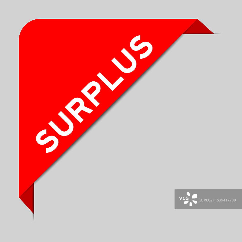 带有文字的红色角标横幅图片素材