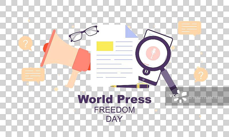 世界新闻自由日背景图片素材