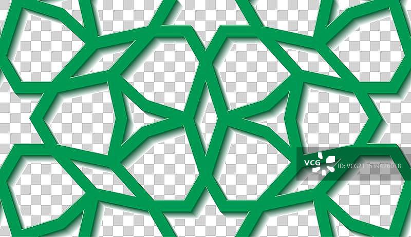 经典伊斯兰风格的阿拉伯无缝图案图片素材