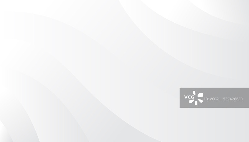 灰色动态曲线的抽象白色背景图片素材