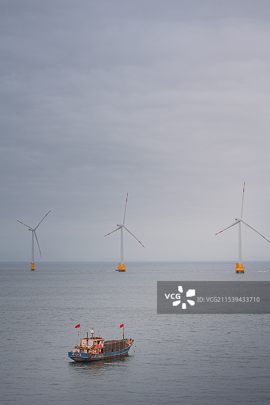 海上风车图片素材