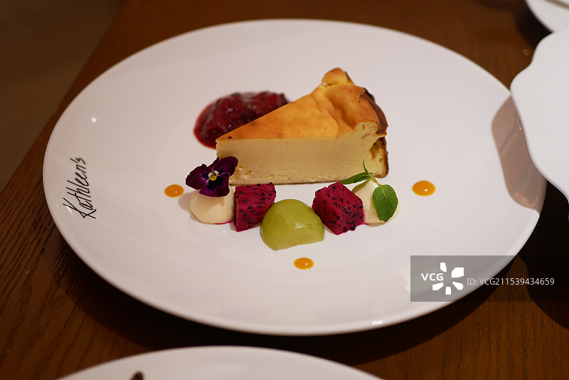 巴斯克蛋糕图片素材