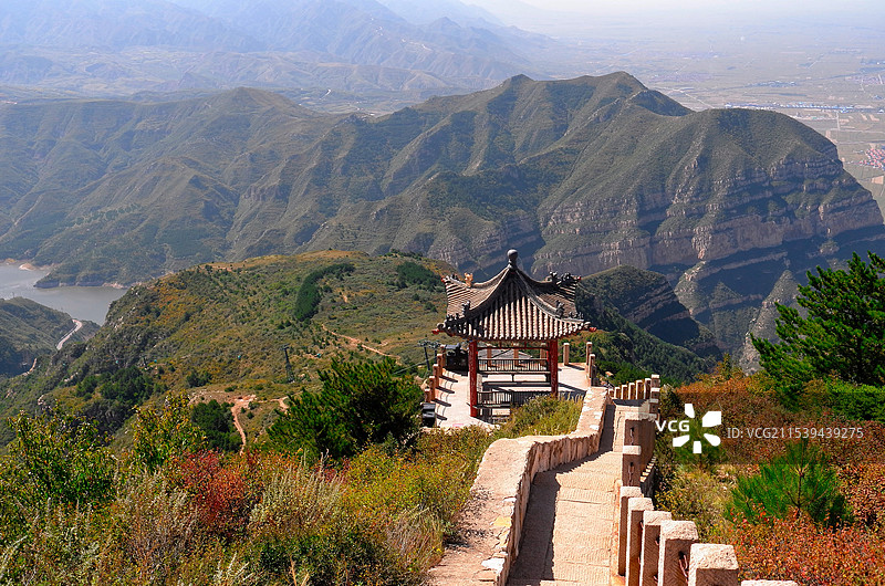 北岳恒山自然风光图片素材