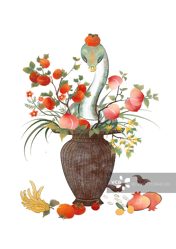 万柿如意图片素材