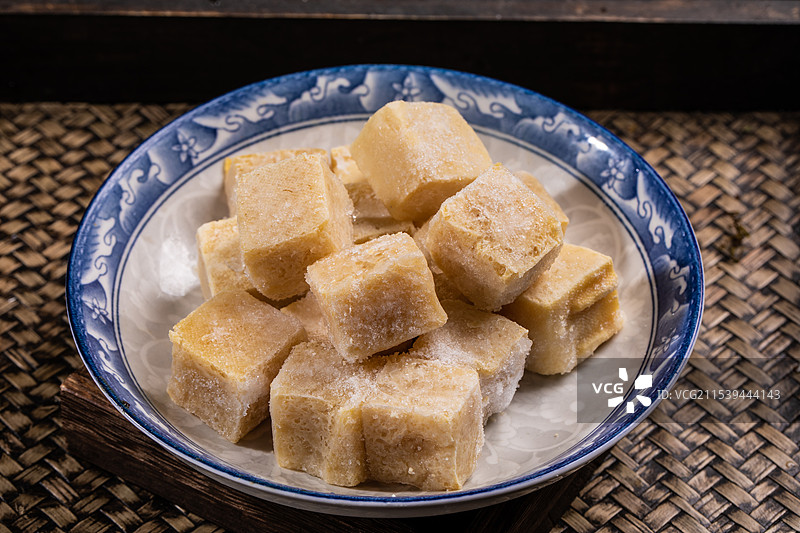 火锅食材冻豆腐图片素材
