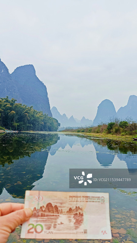 广西桂林山水如画图片素材