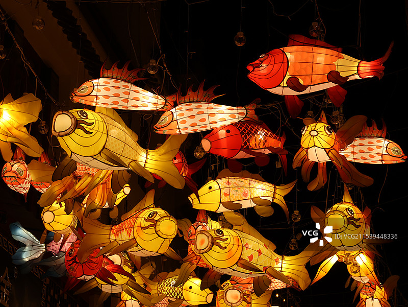 安徽徽州春节传统非遗鱼灯图片素材