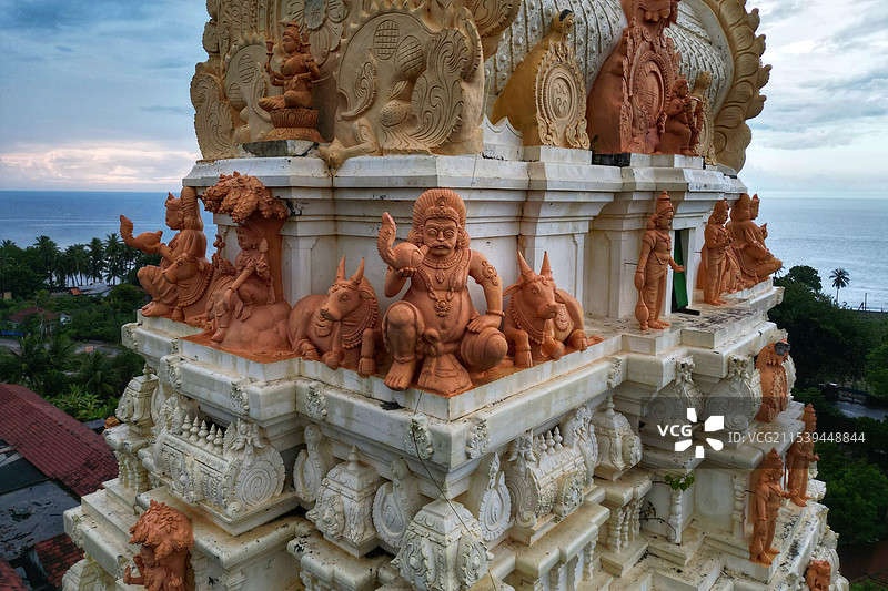 斯里兰卡贾夫纳湿婆印度庙 Naguleswaram temple图片素材