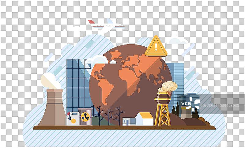 工业污染肮脏的水图片素材