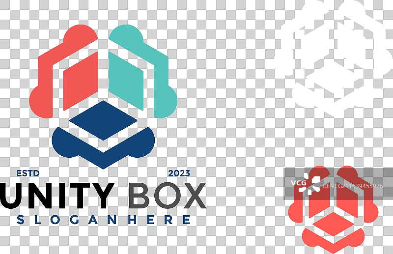 统一盒子标志设计符号图标图片素材