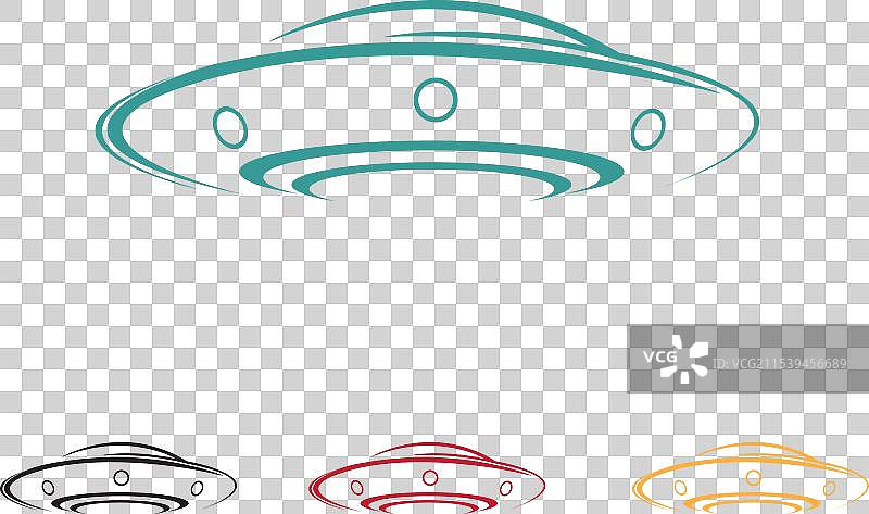 飞碟标志模板设计图片素材