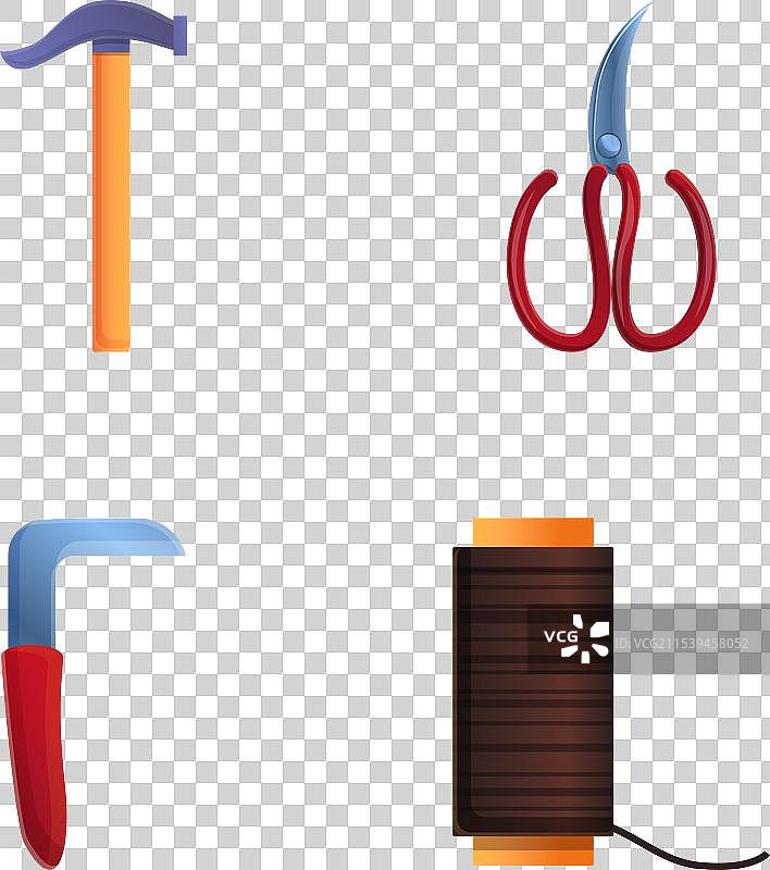 鞋匠工具图标集 卡通鞋类图片素材