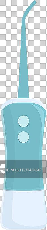 电动健康牙签图标卡通风格的健康元素图片素材