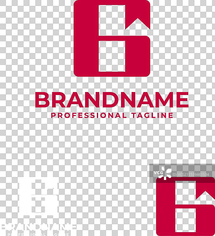 适合商业的字母G书签logo图片素材