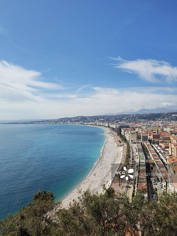 尼斯天使湾图片素材