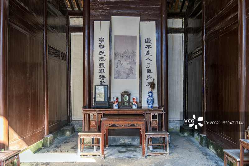 王稼祥故居、王稼祥纪念馆----安徽宣城泾县厚岸村（柳溪村）图片素材