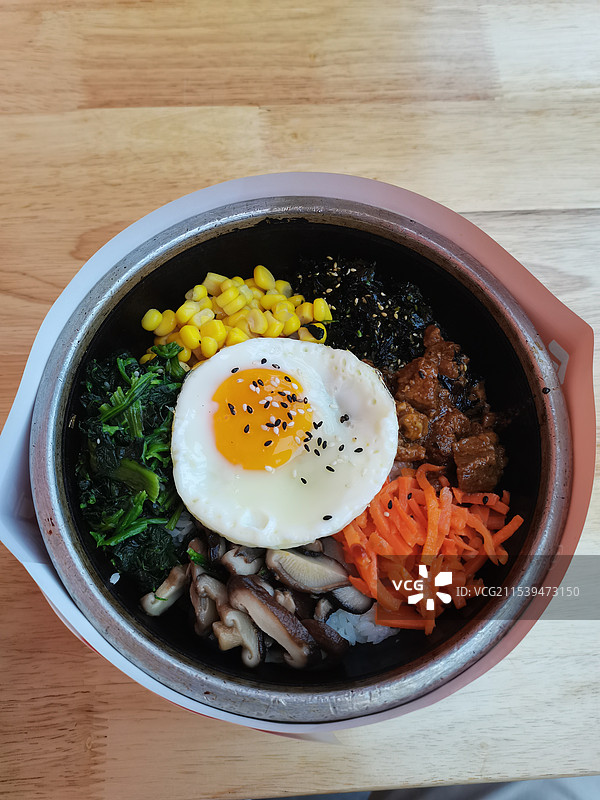 美味拌饭，美食图片素材