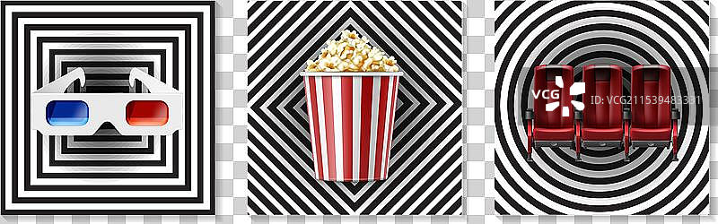 真实的电影元素集合图片素材