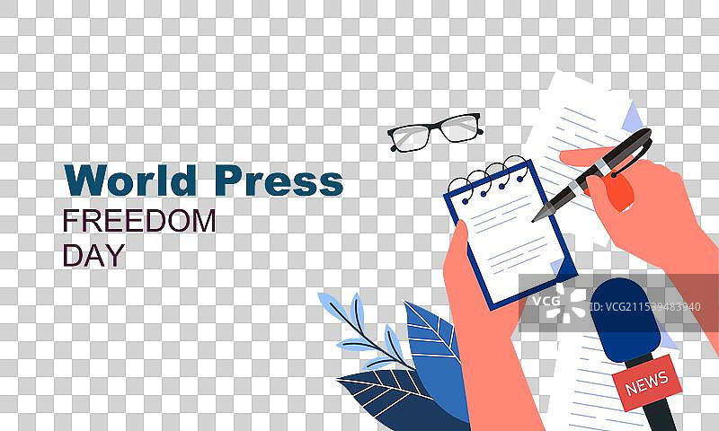 世界新闻自由日背景图片素材