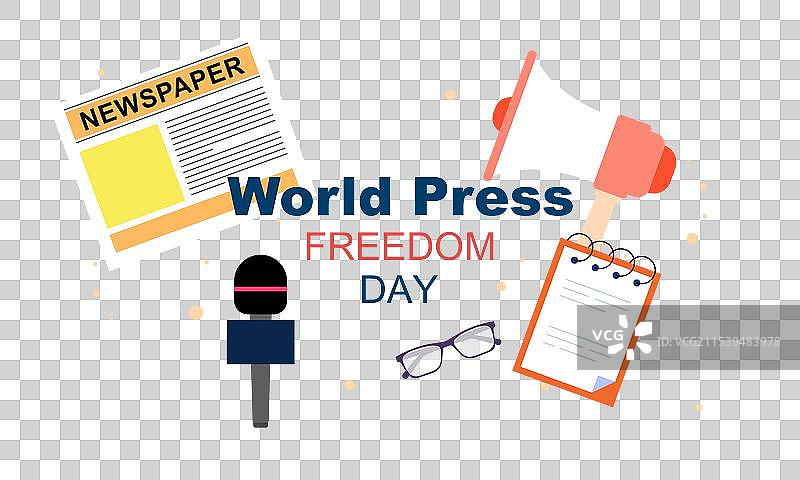 世界新闻自由日背景图片素材