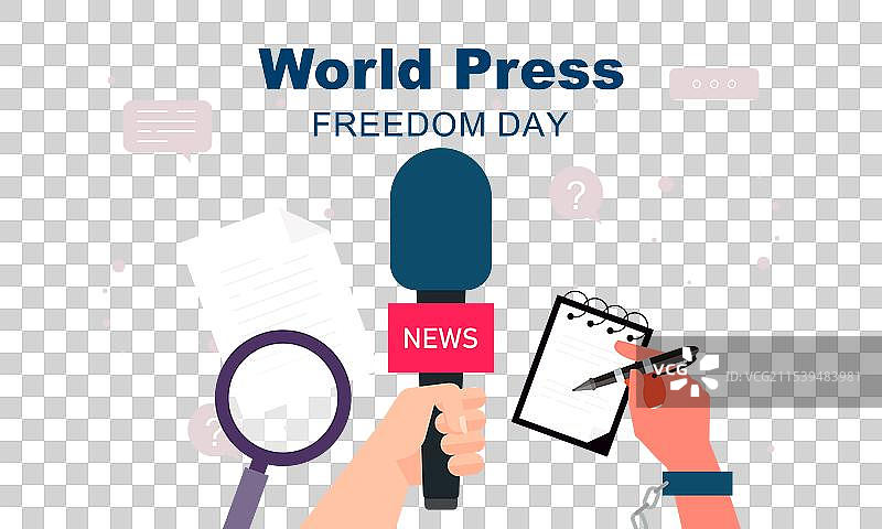 世界新闻自由日背景图片素材