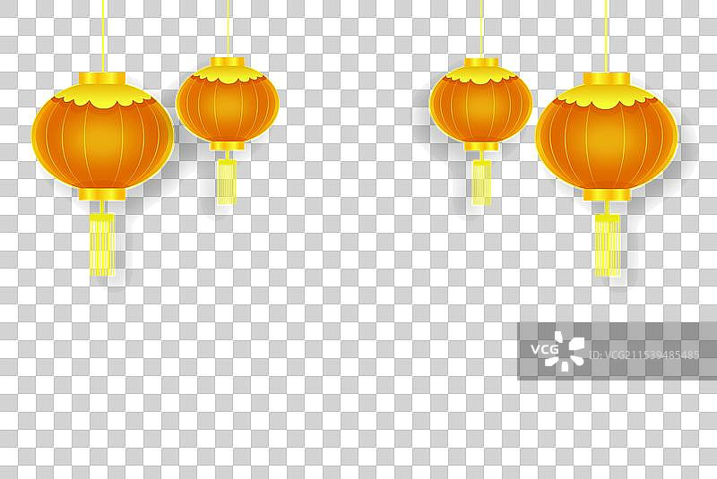 中国风国潮风灯笼图片素材