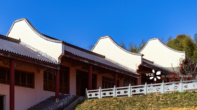 安徽宣城宣州溪口京山禅院景色图片素材