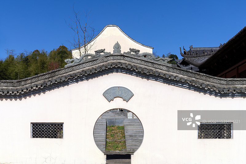 安徽宣城宣州溪口京山禅院景色图片素材