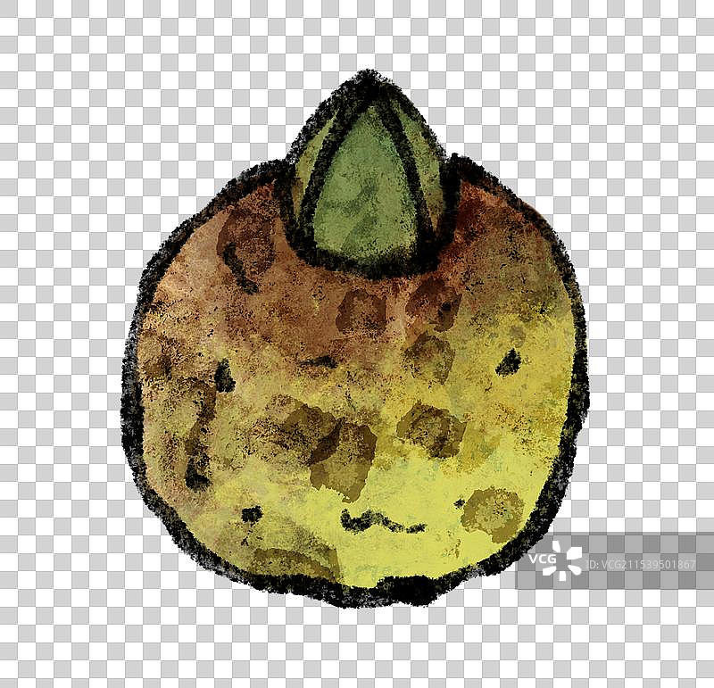 国风苏州美食插画-鸡头米图片素材