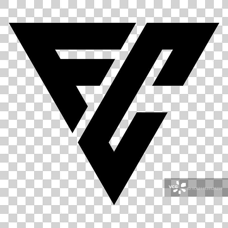 初始字母FC的标志设计艺术作品图片素材