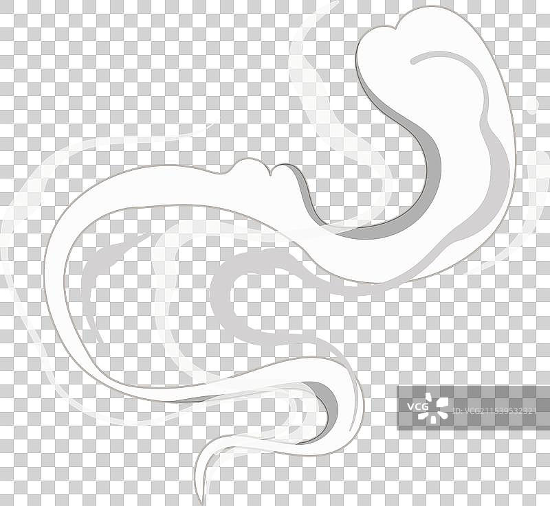 加湿器香氛蒸汽卡通图案图片素材