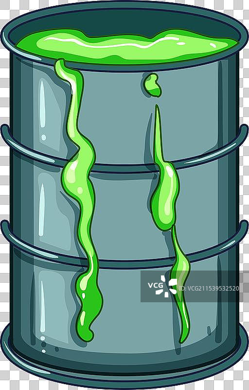 化学废物储存危险卡通图像图片素材