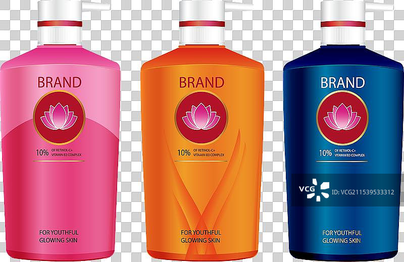 洗发水包装格式图片素材