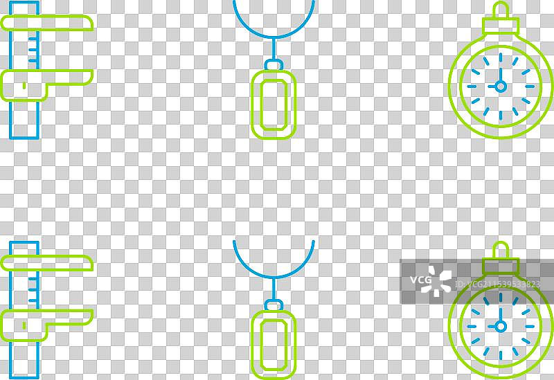 带有刻度的怀表卡尺图片素材
