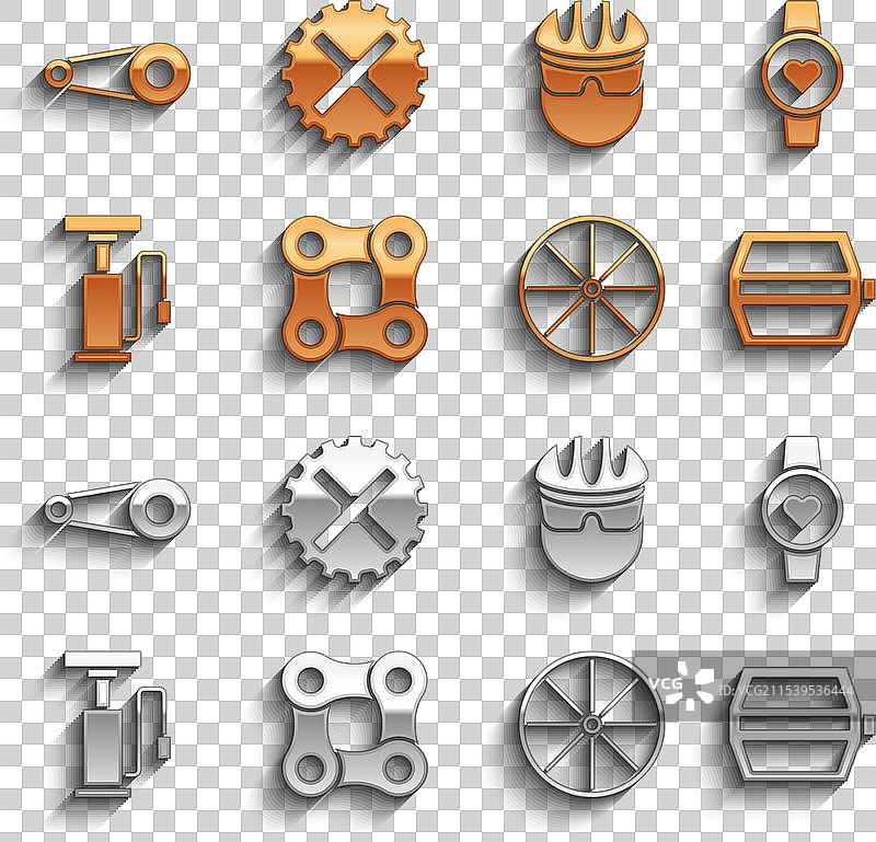 设置自行车链条智能手表踏板轮子空气图片素材