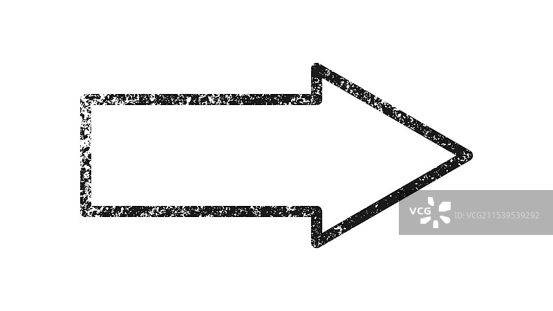 箭头形状的磨损边框图片素材