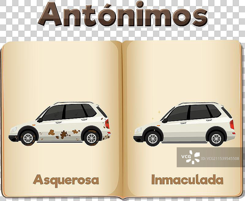 西班牙语教育的干净与肮脏图片素材