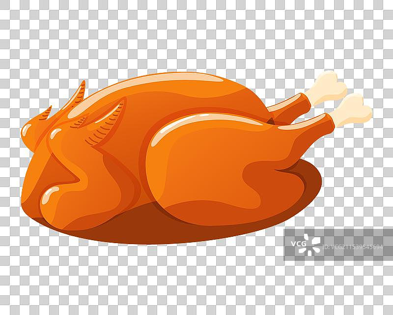 感恩节的烤火鸡图片素材