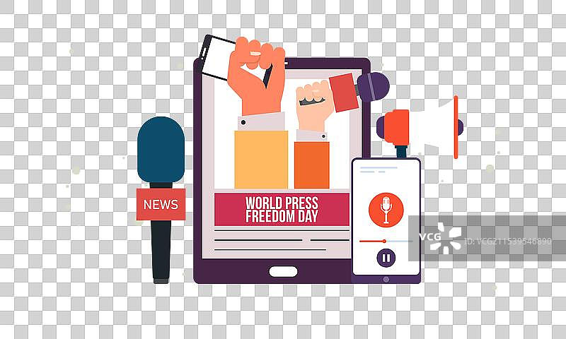 世界新闻自由日背景图片素材