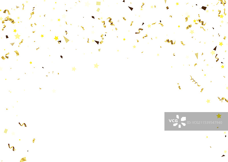 庆祝背景模板与五彩纸屑图片素材