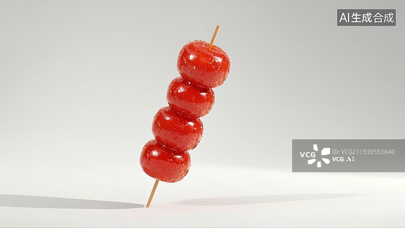 【AI数字艺术】新年元素，传统小吃糖葫芦，冰糖葫芦图片素材