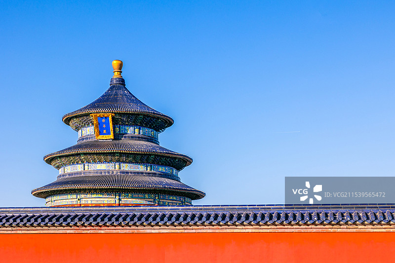 北京天坛公园祈年殿古代皇家建筑图片素材